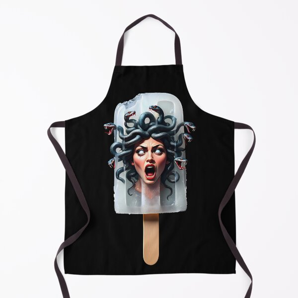 Item preview, Medusa The Gorgon Popsicle designed and sold by Funny Vintage Stickers And T-Shirts.
