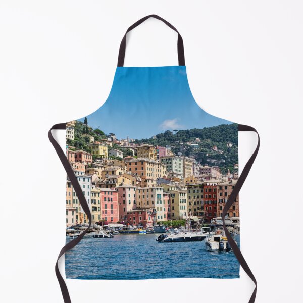 Item preview, Camogli by the Sea – Harbor Colors and Boats designed and sold by Artful-Roamer.