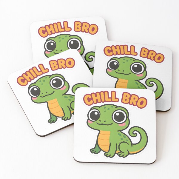 Item preview, Chill Bro - Meme of a cute baby lizard designed and sold by SassyArtistry.
