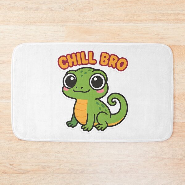 Item preview, Chill Bro - Meme of a cute baby lizard designed and sold by SassyArtistry.