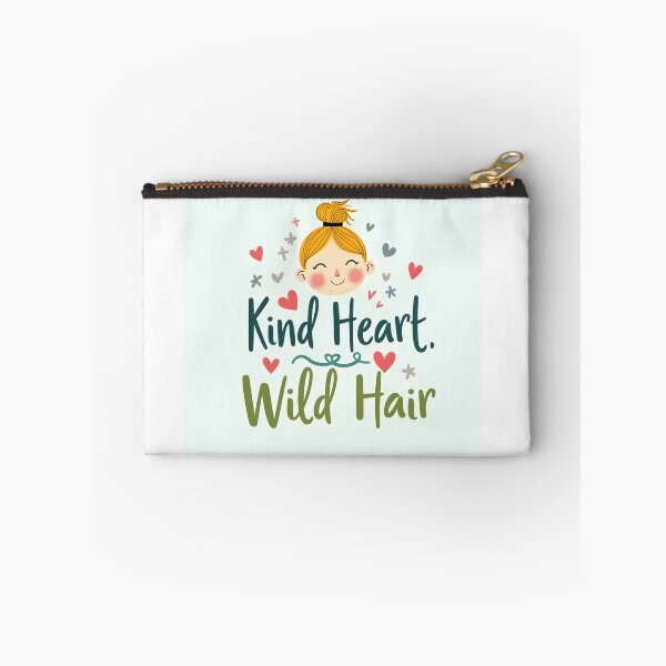 Item preview, Kind Heart Wild Hair Inspirational Quote Design designed and sold by Nene's design.