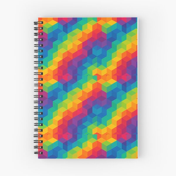 Item preview, Seamless Rainbow Hexagon Pattern – Vibrant Geometric Illusion designed and sold by Marcelware.
