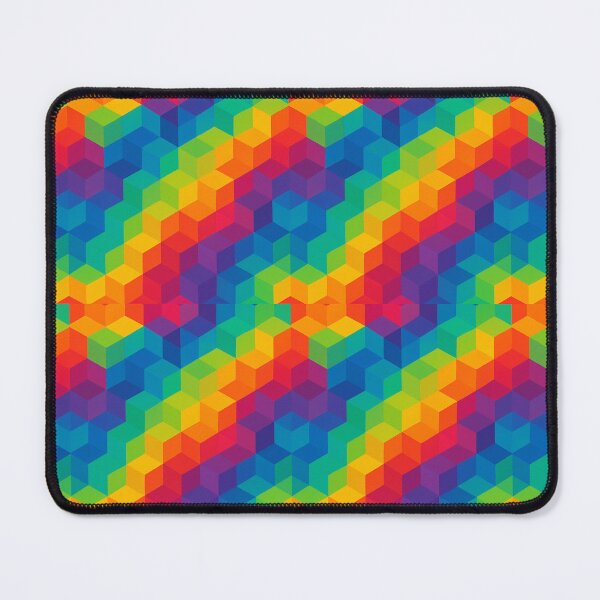 Item preview, Seamless Rainbow Hexagon Pattern – Vibrant Geometric Illusion designed and sold by Marcelware.
