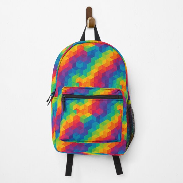 Item preview, Seamless Rainbow Hexagon Pattern – Vibrant Geometric Illusion designed and sold by Marcelware.