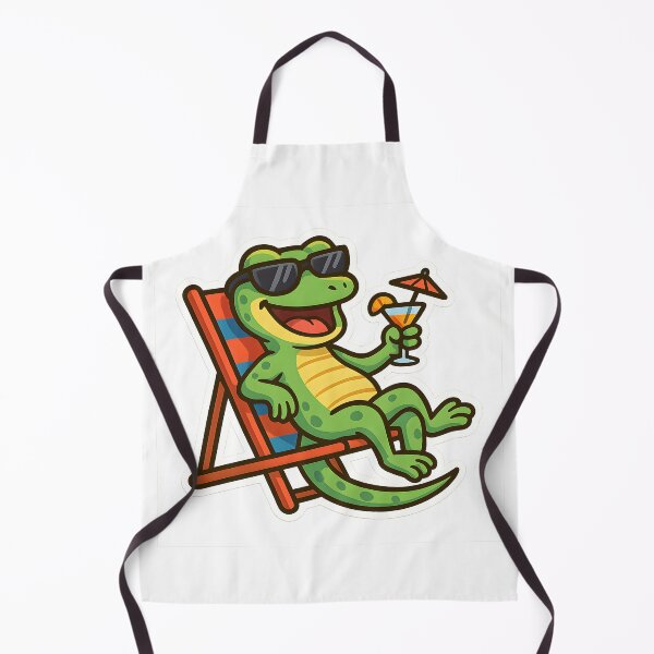 Item preview, Stay Hydrated - Meme of a cute baby lizard drinking on beach vacation designed and sold by SassyArtistry.