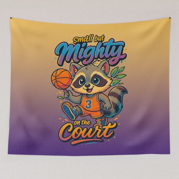 Item preview, Small but Mighty on the Court | Basketball Crewneck designed and sold by skkyfaithArtz.