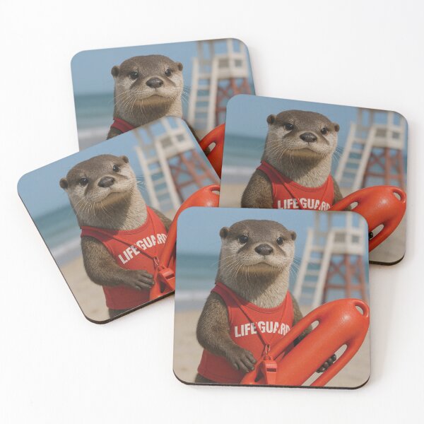 Item preview, funny lifeguard on the beach designed and sold by Mauswohn.