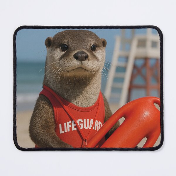 Item preview, funny lifeguard on the beach designed and sold by Mauswohn.