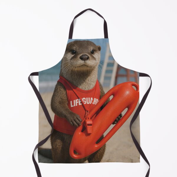 Item preview, funny lifeguard on the beach designed and sold by Mauswohn.