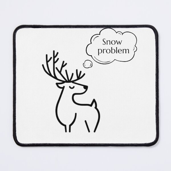 Item preview, Offended Christmas deer - funny design with a wink designed and sold by shirt-de-sign.