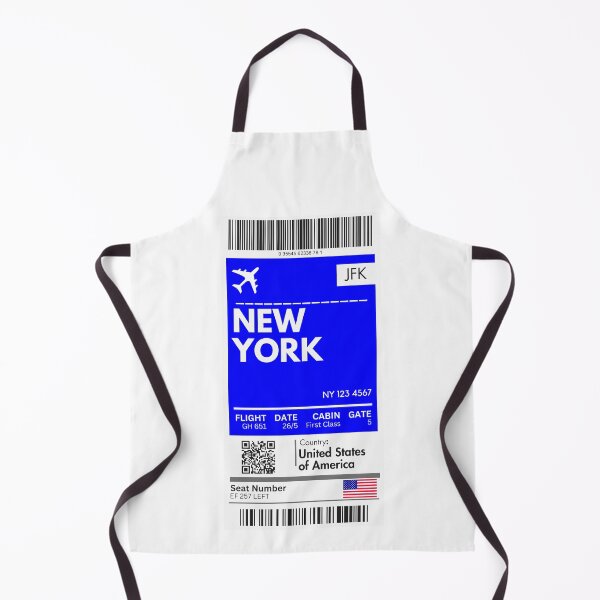 Item preview, New York Airplane Boarding pass designed and sold by RoamInk.