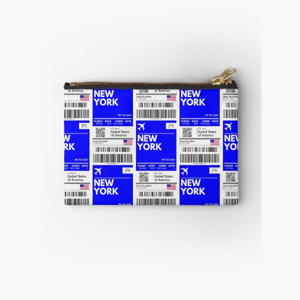 Item preview, New York Airplane Boarding pass designed and sold by RoamInk.