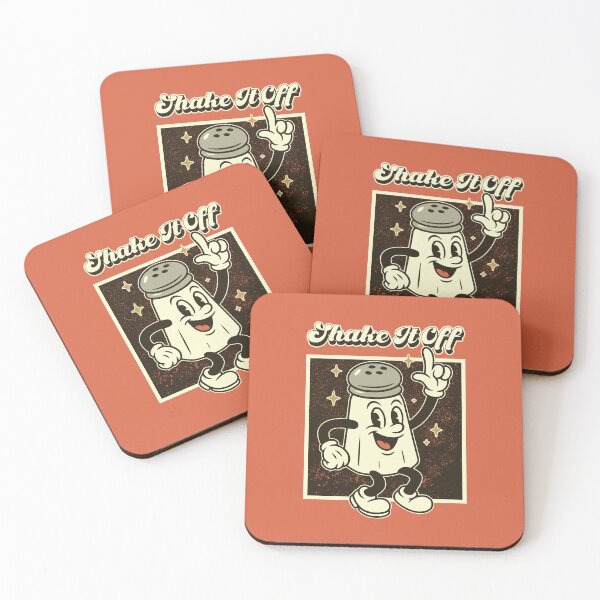 Item preview, Retro Cartoon Salt Shaker "Shake It Off" designed and sold by TheJollyDoodle.