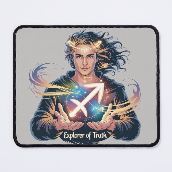 Item preview, "Sagittarius Explorer of Truth - Zodiac Inspired Art" designed and sold by HolisticFurArt.
