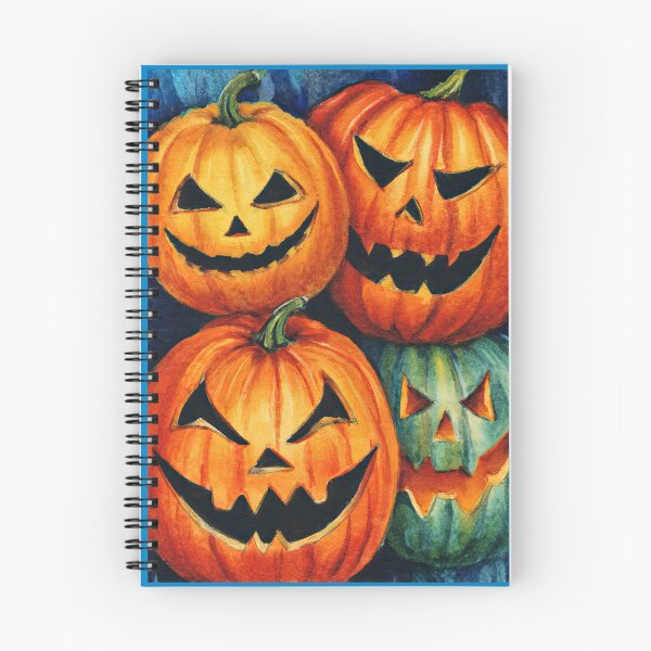 Item preview, Four Classic Halloween Jack O' Lanterns Together. designed and sold by Piotrek0001.