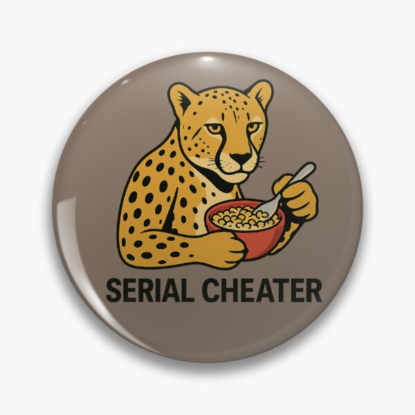 Item preview, Serial Cheater - Cereal Cheetah designed and sold by Animal Magnetism.