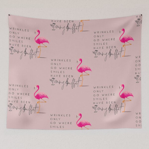 Item preview, Cute Flamingo Wrinkles Go Where Smiles Have Been Positive Aging Design designed and sold by RicoTurcotte.