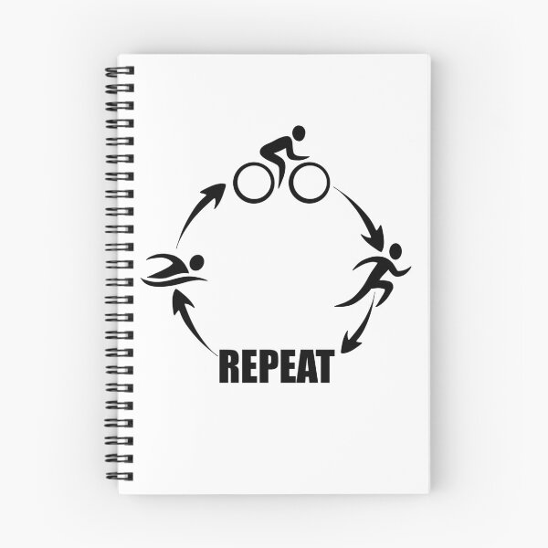Item preview, Triathlon Cycle – Swim, Bike, Run, Repeat designed and sold by AlfeArts.