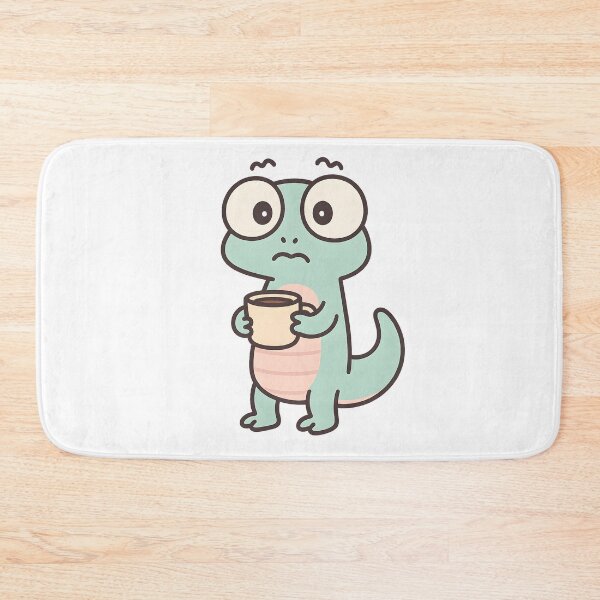 Item preview, Cute Lizard Meme Holding Coffee Cup designed and sold by SassyArtistry.