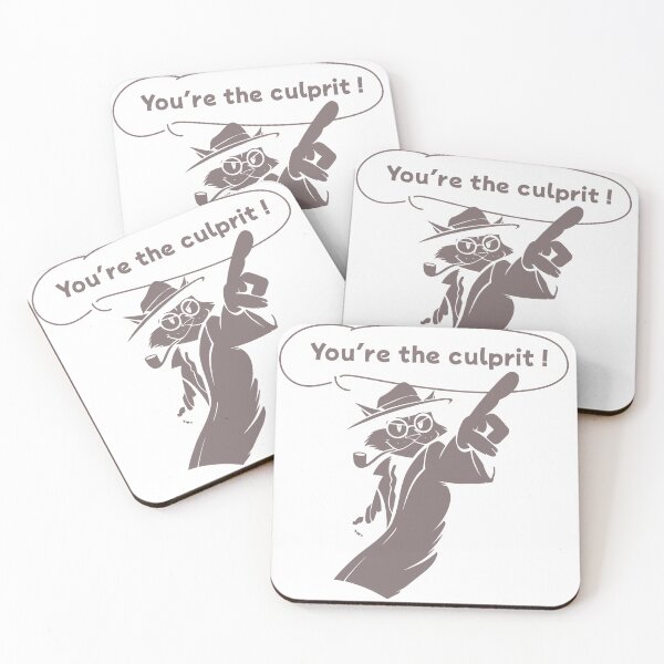 Item preview, Detective Cat – You're the Culprit! designed and sold by studio902.