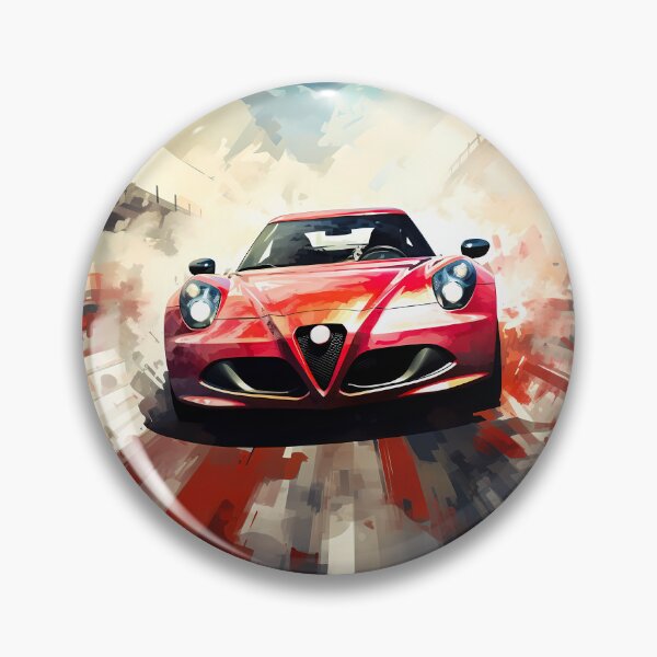Item preview, Italian Sports Car Powers Down Dramatic Straight designed and sold by RevUpDesign.