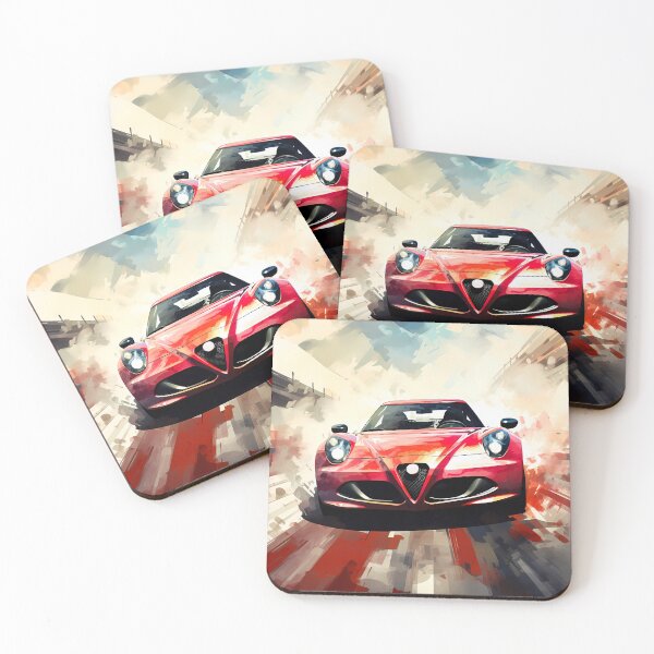 Item preview, Italian Sports Car Powers Down Dramatic Straight designed and sold by RevUpDesign.
