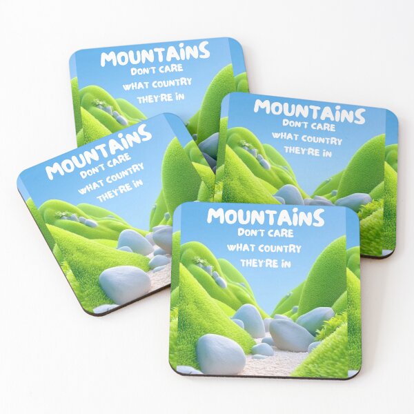 Item preview, Cute Mountains – Nature Beyond Borders designed and sold by Pallavii.