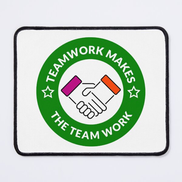 Item preview, Teamwork Makes the Team Work - Green designed and sold by TxCrapCatchers.