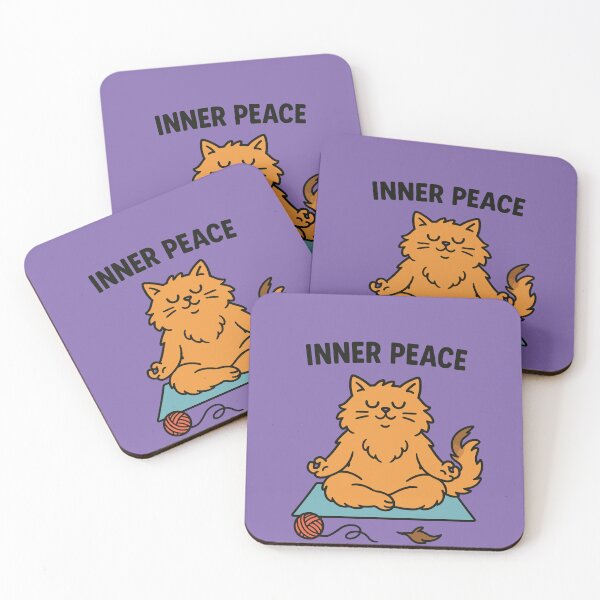 Item preview, “Inner Peace” – Funny Meditating Cat designed and sold by SillyPawsStudio.