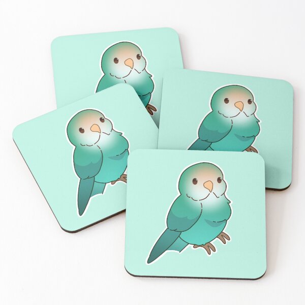 Item preview, Blue peach faced lovebird designed and sold by Blueberry-b1rd.