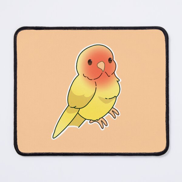 Item preview, Lutino peach faced lovebird designed and sold by Blueberry-b1rd.