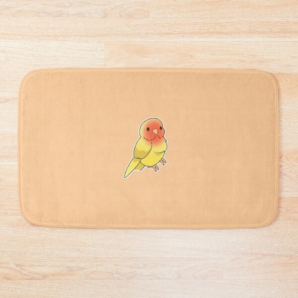 Item preview, Lutino peach faced lovebird designed and sold by Blueberry-b1rd.