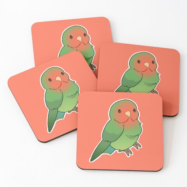Item preview, Peach faced lovebird designed and sold by Blueberry-b1rd.