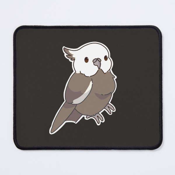 Item preview, Cinnamon whiteface cockatiel male designed and sold by Blueberry-b1rd.