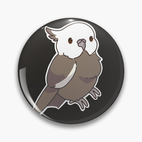 Item preview, Cinnamon whiteface cockatiel male designed and sold by Blueberry-b1rd.