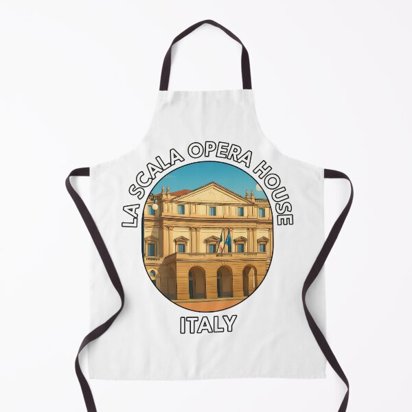 Item preview, La Scala Opera House Milan Italy – Iconic Italian Architecture Illustration designed and sold by inkNext.