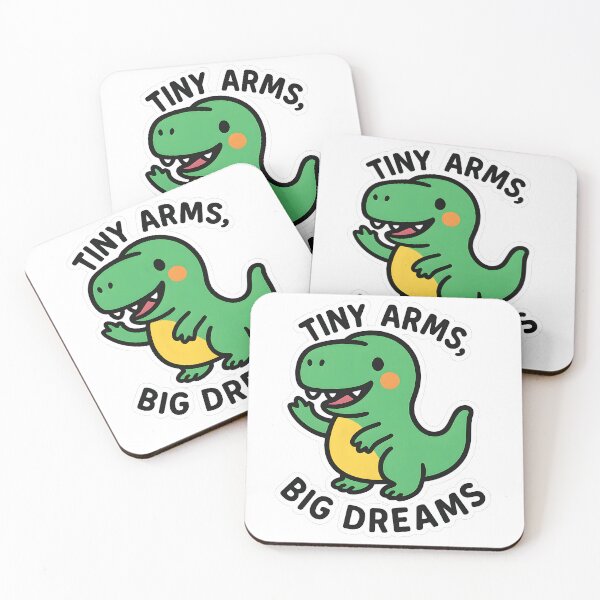 Item preview, Tiny Arms Big Dreams Dinosaur Lizard Meme designed and sold by SassyArtistry.