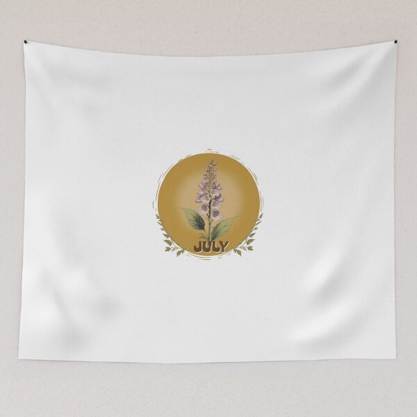 Item preview, July Birth Flower Larkspur designed and sold by Dospart.