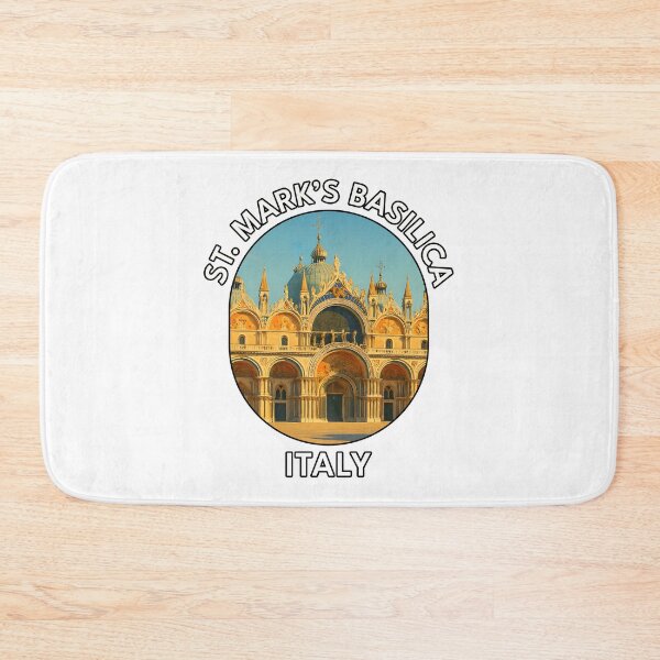 Item preview, St. Mark’s Basilica Venice Italy  – Vibrant Italian Landmark Illustration designed and sold by inkNext.