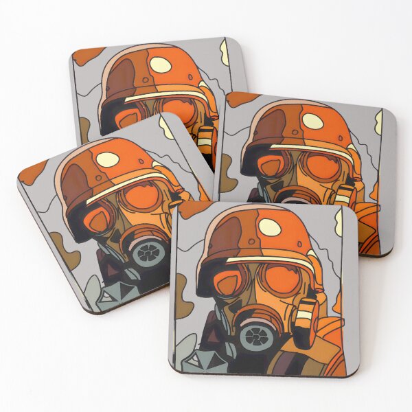 Item preview, Last Escape Gas Mask Warrior - Dystopian Survival Art designed and sold by MarquisFeil.