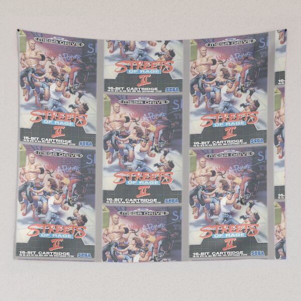 Item preview, Streets of Rage 2 Classic Game Cover Art designed and sold by RicoTurcotte.