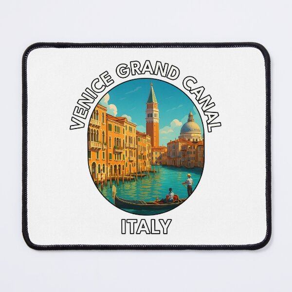 Item preview, Venice Grand Canal Summer Scene – Gondolas & Historic Architecture designed and sold by inkNext.