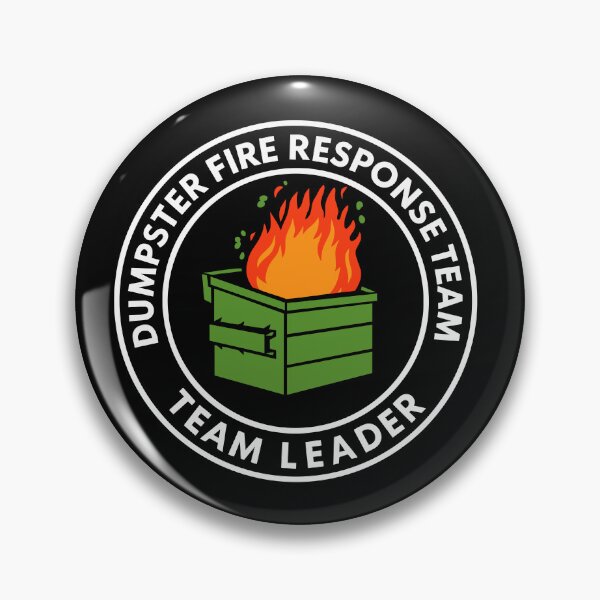 Artikelvorschau, Lustiges Dumpster Fire Response Team Leader Shirt Corporate Workplace entworfen und verkauft von w1ckerman.