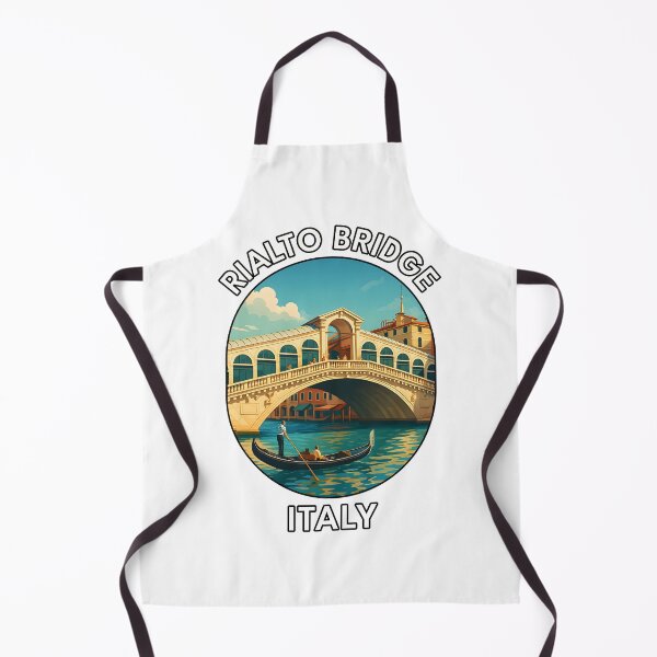 Item preview, Rialto Bridge Venice – Iconic Canal Landmark Illustration designed and sold by inkNext.