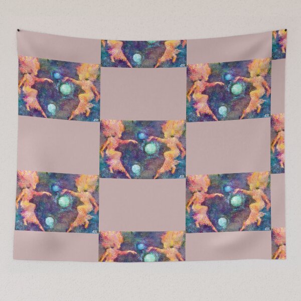 Item preview, Cosmic Dance Impressionist Painting designed and sold by RicoTurcotte.