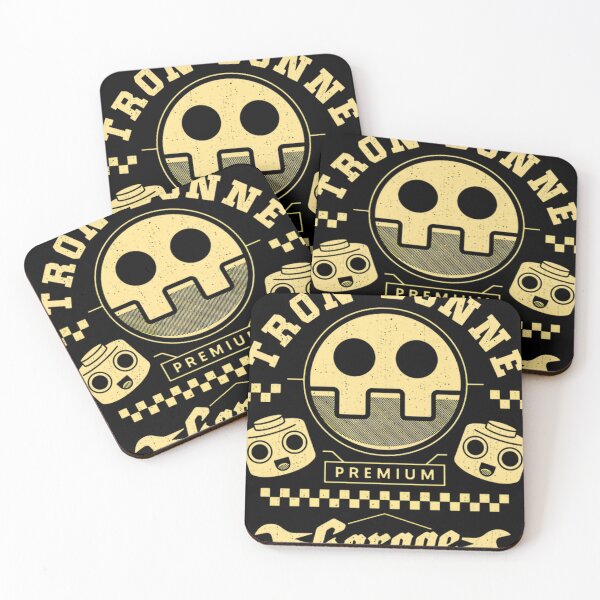 Item preview, Retro Robot Mechanic Skull Garage designed and sold by MarquisFeil.