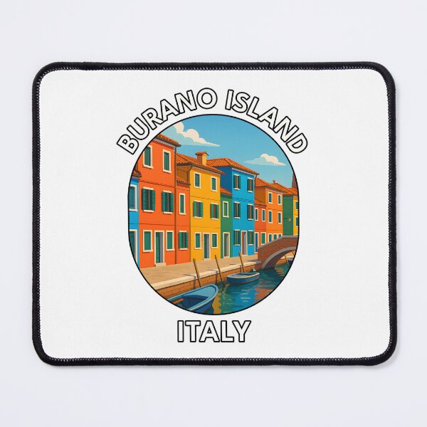 Item preview, Burano Island Venice Italy – Colorful Houses Travel Art designed and sold by inkNext.