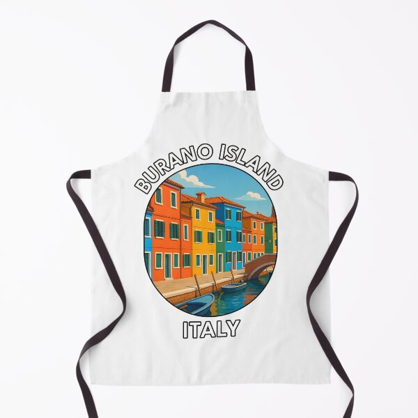 Item preview, Burano Island Venice Italy – Colorful Houses Travel Art designed and sold by inkNext.