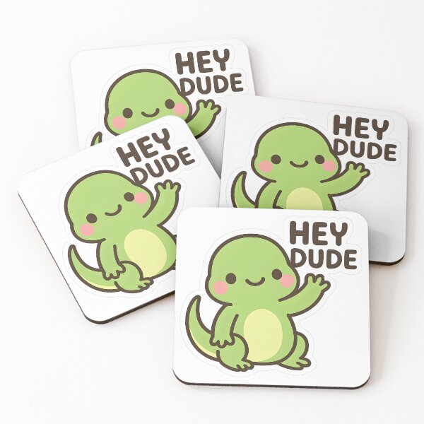 Item preview, Hey Dude Cute Dinosaur Meme designed and sold by SassyArtistry.