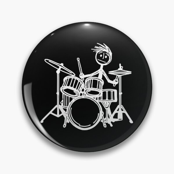 Item preview, Rockin’ Stickman Drummer designed and sold by Aceofspace3000.